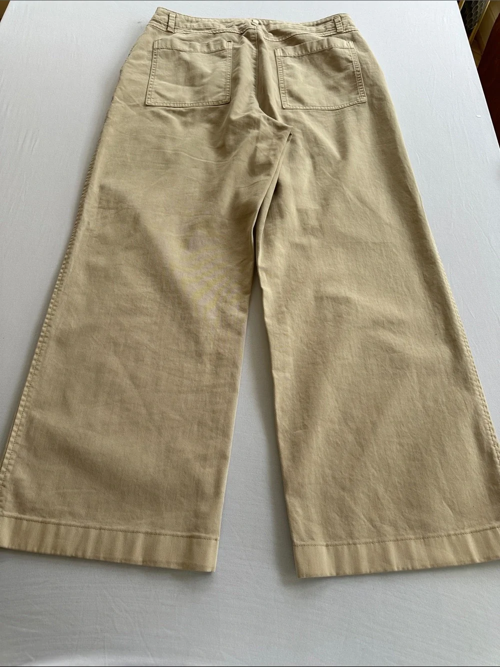 GAP Women’s Casual “Loose Khaki”Beige Cotton Chino Pants Size 12